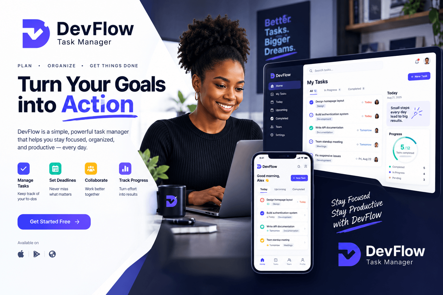 DevFlow task manager